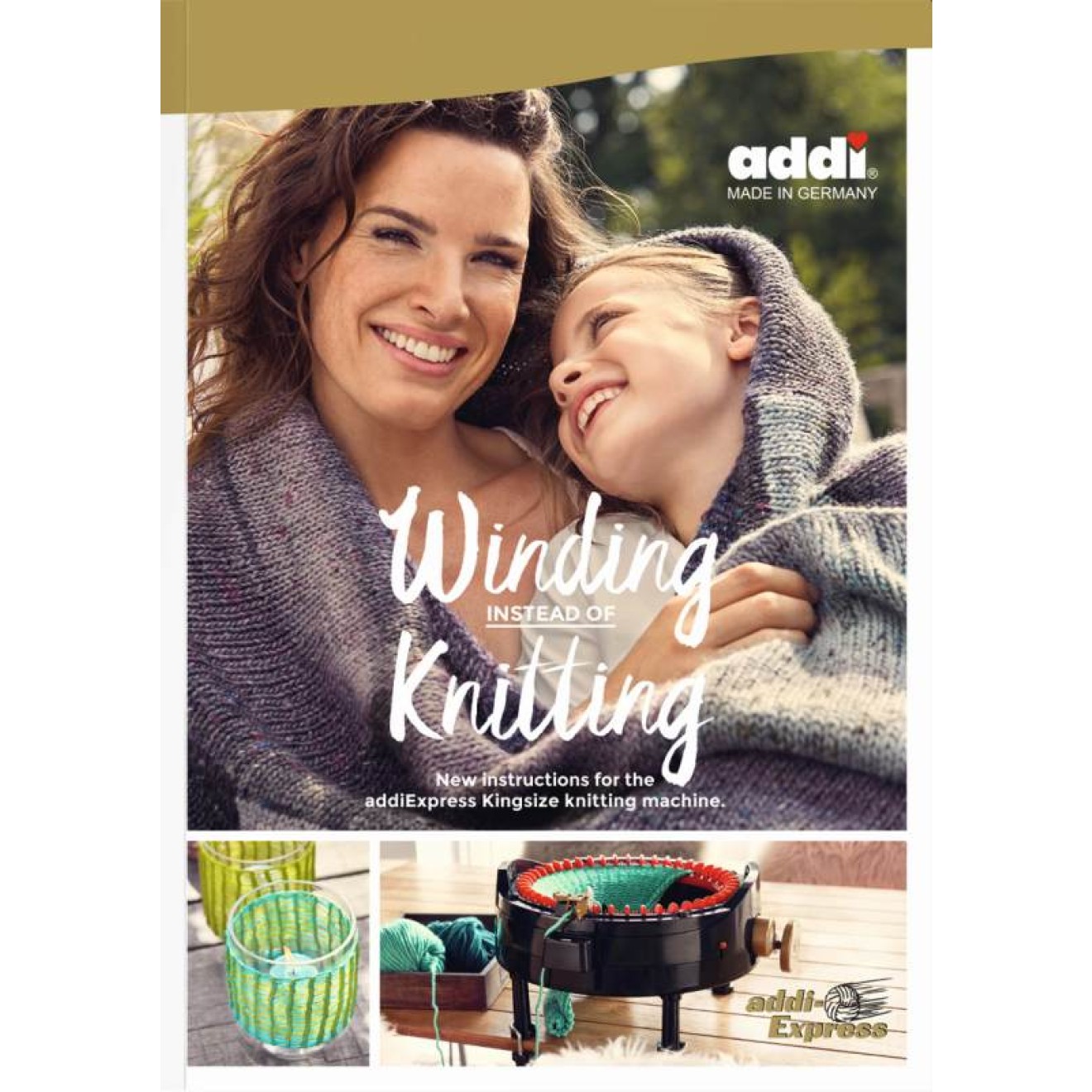 addi -Buch Kurbeln statt stricken in Englisch