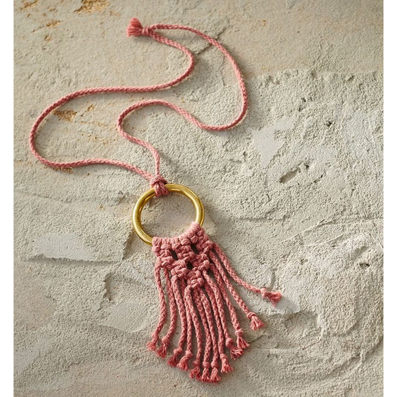 Makramee Schmuck und Accessoires