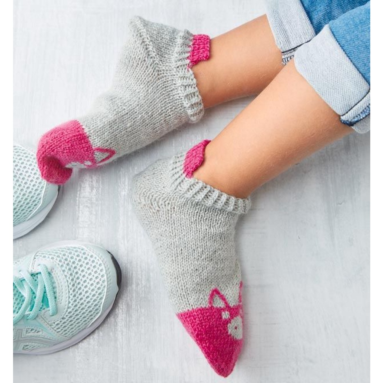 Sneakersocken stricken