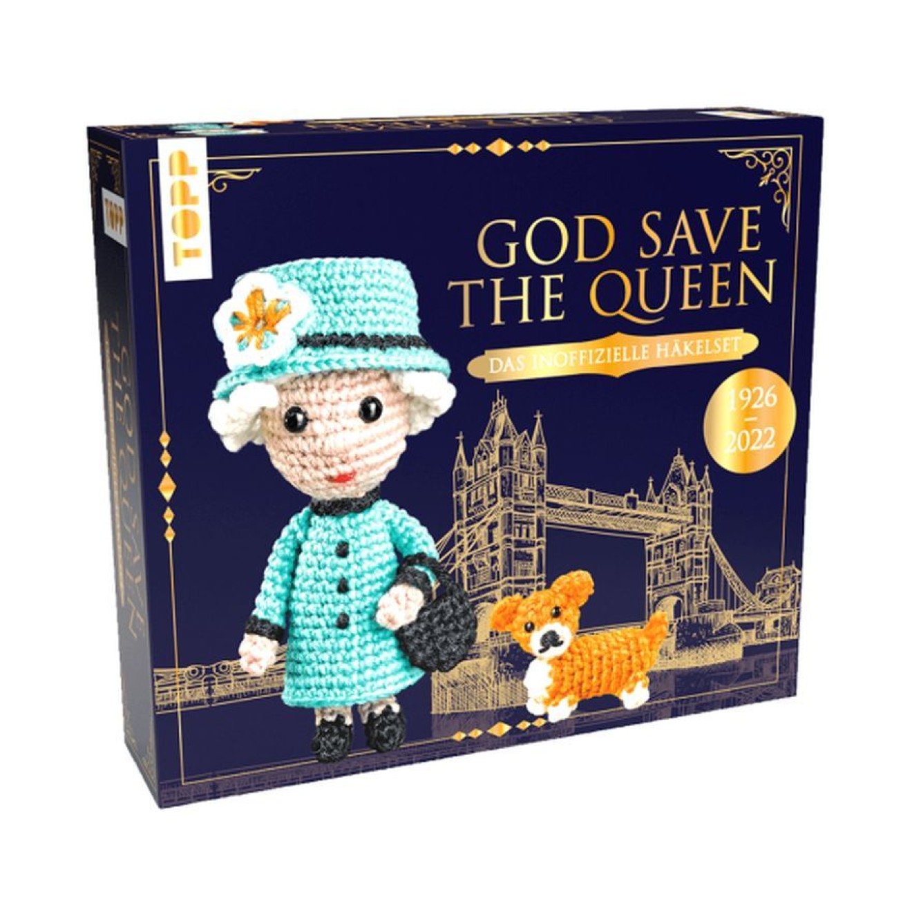 Häkelset God save the Queen