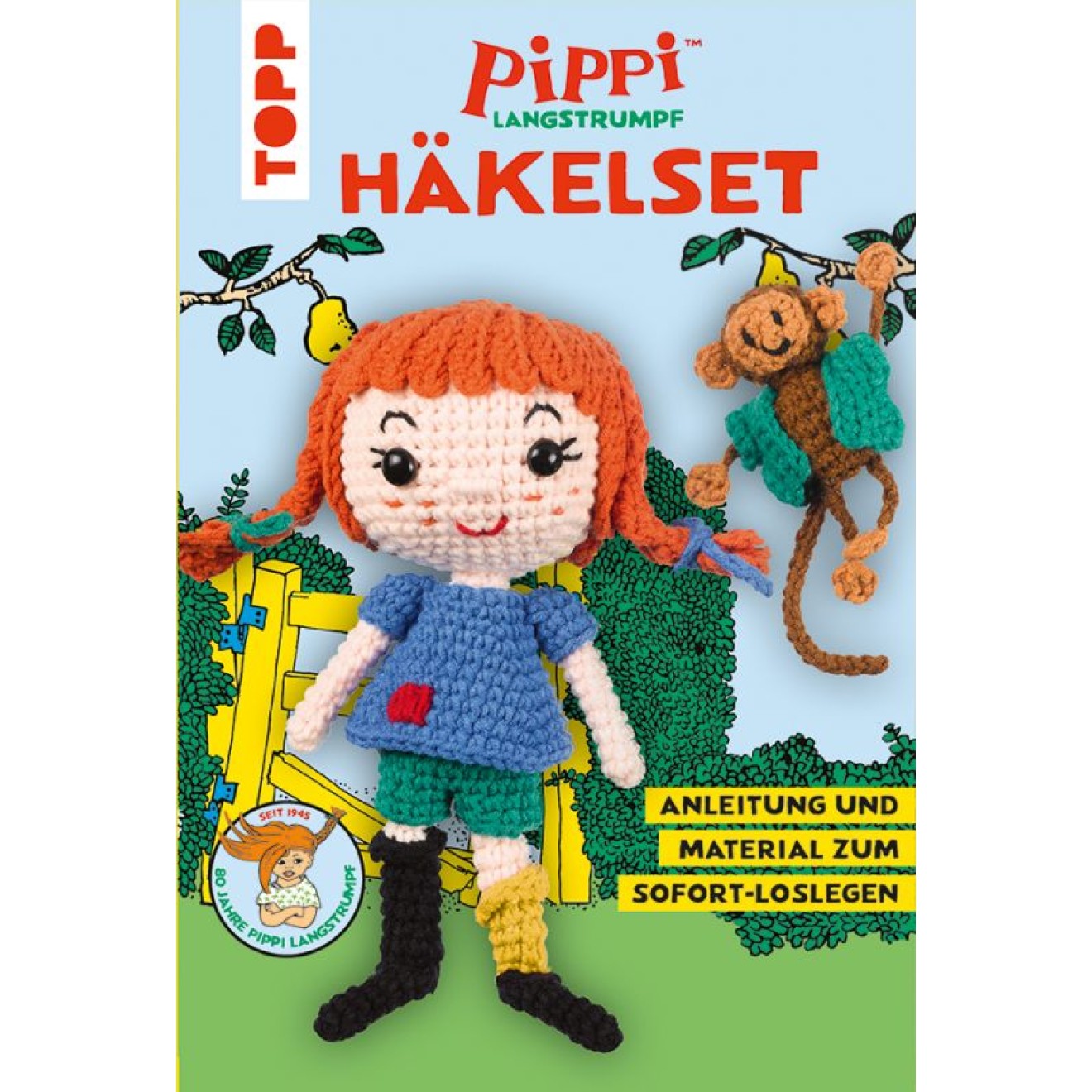 Pippi Langstrumpf Häkelset