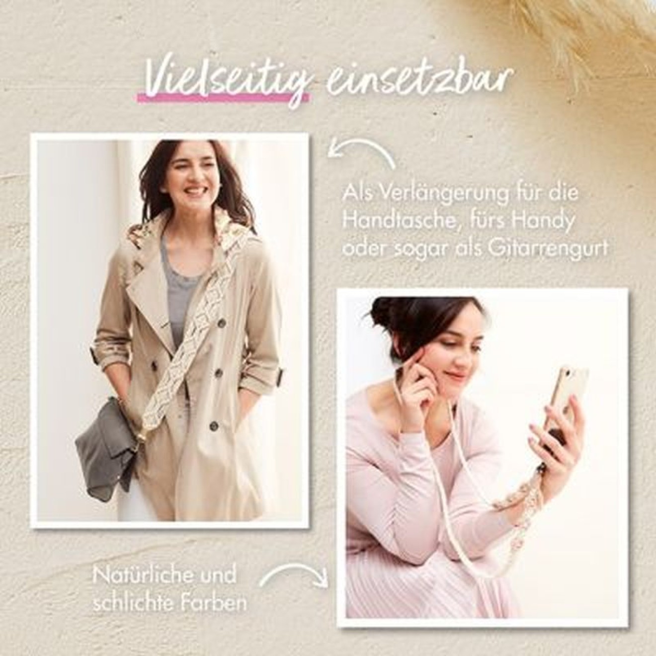 Modische Accessoires knüpfen
