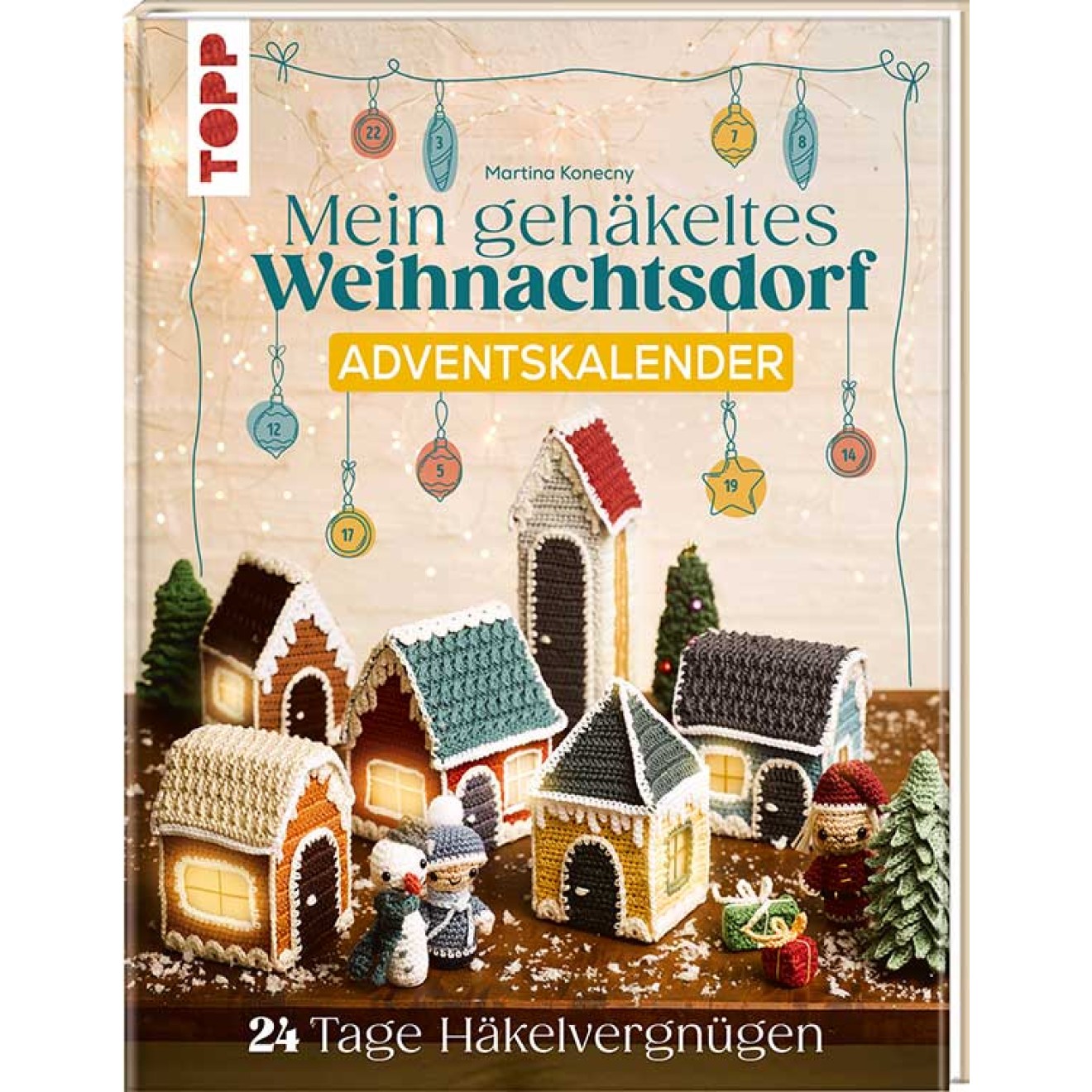 Gehäkeltes Weihnachtsdorf
