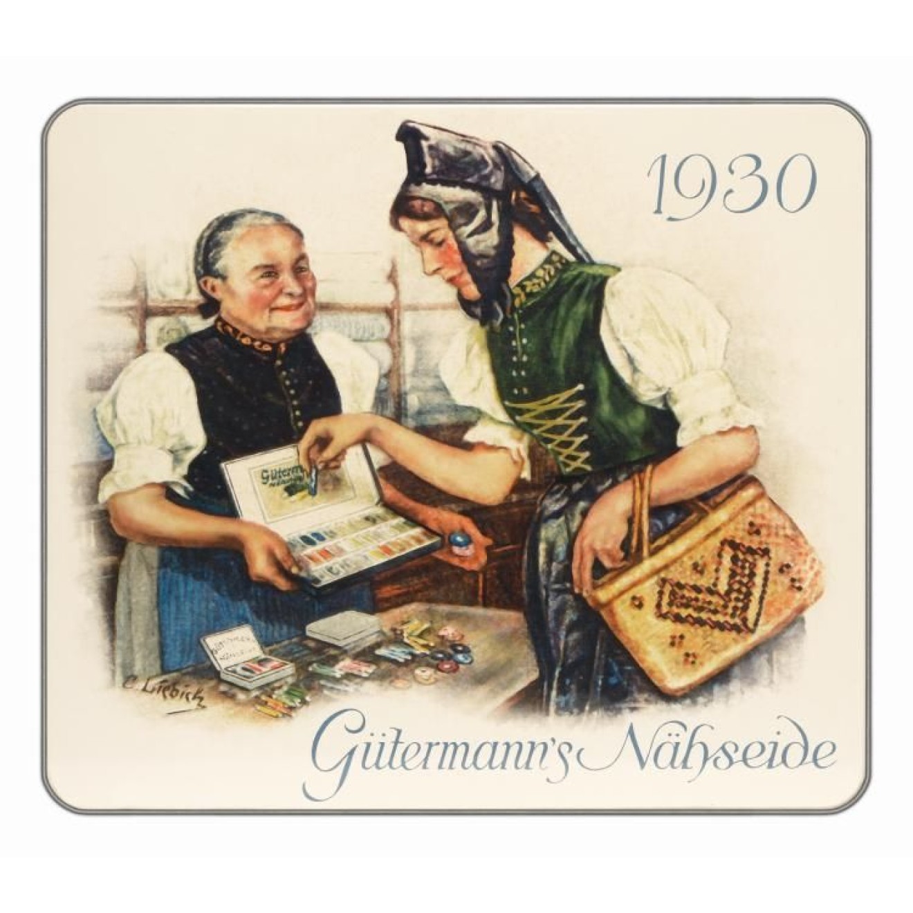 Gütermann Nostalgie-Box 213x188x21mm 100 m 30 St
