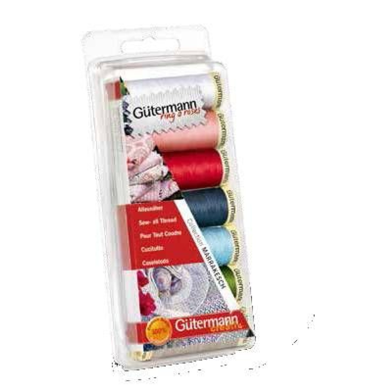Nähfaden - Set Nähfaden - Set ring a roses Marrakesch 162x68x20 mm sortiert 7x100 m