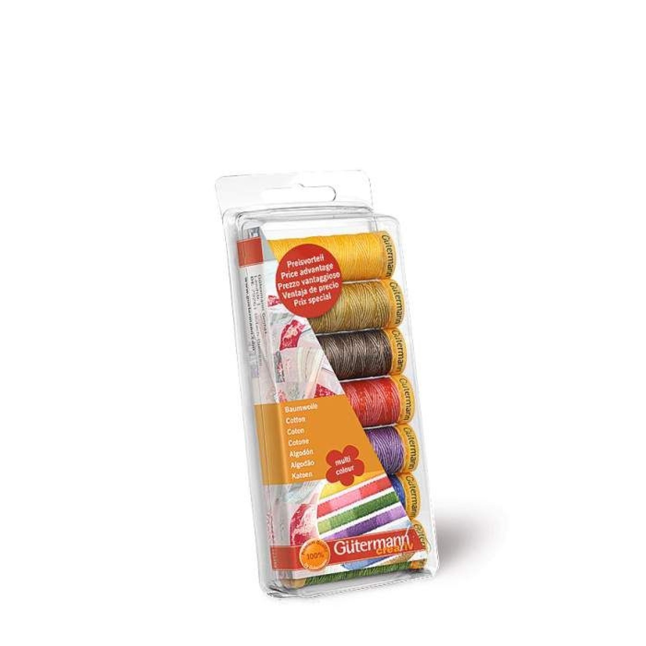 Nähfaden - Set Nähfaden - Set 162x68x20 mm sortiert 8x100 m