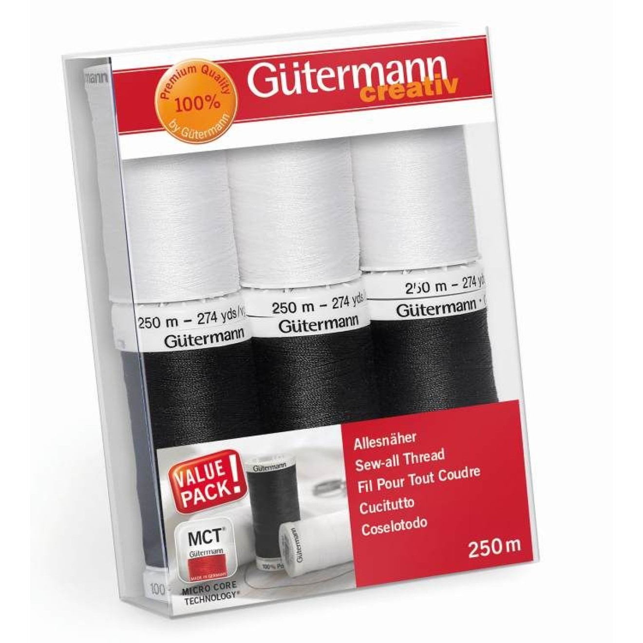 Nähfaden - Set Nähfaden - Set Allesnäher 6x250 m