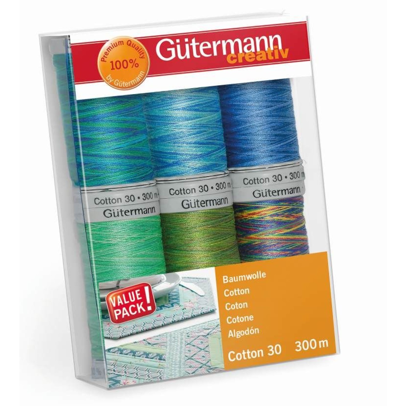 Nähfaden - Set Nähfaden - Set Cotton 30 6x300 m
