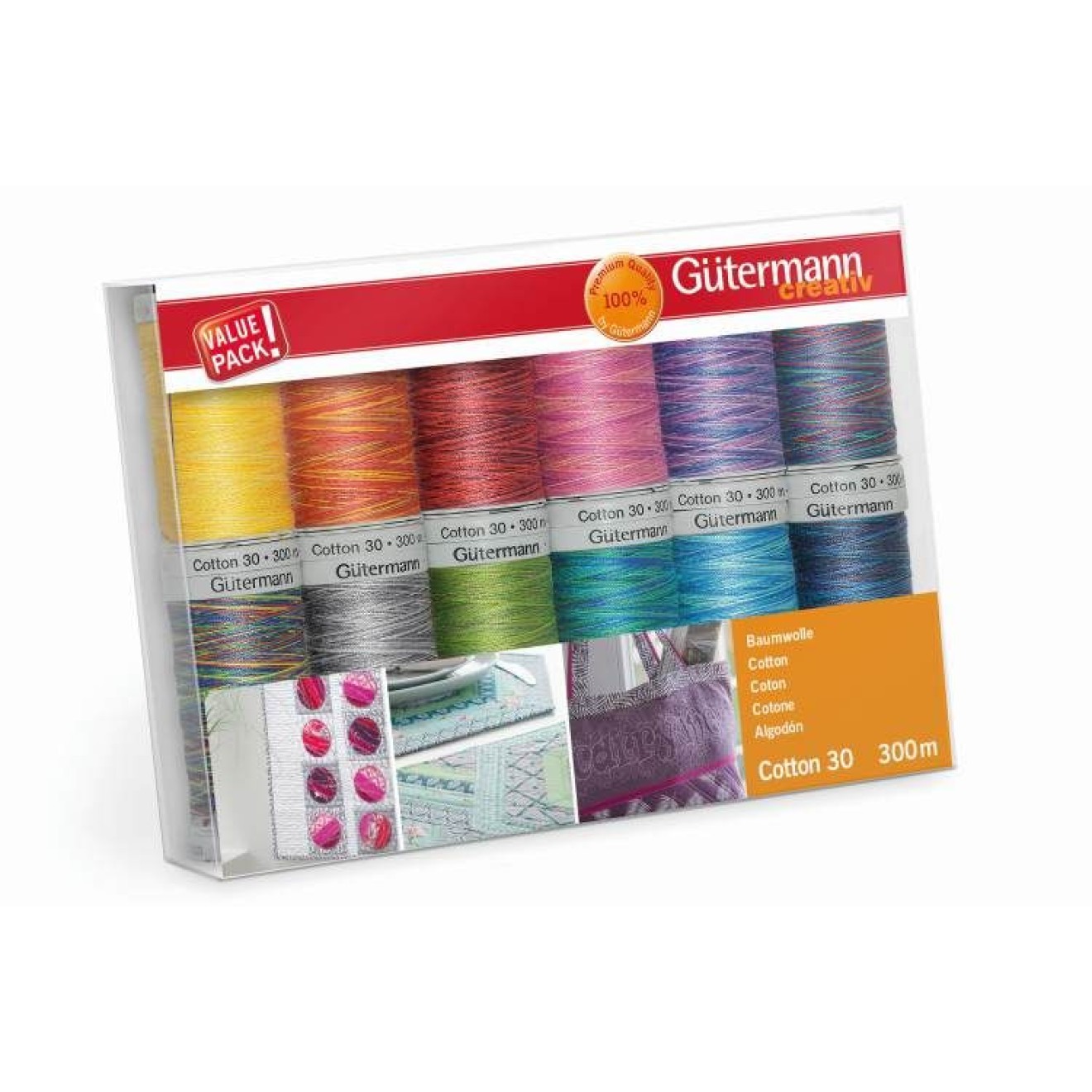 Nähfaden - Set Nähfaden - Set Cotton 30 12x300 m