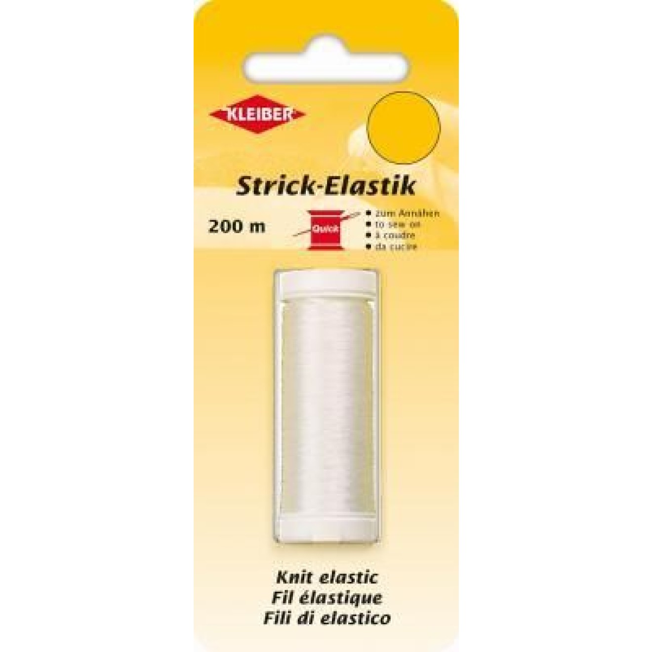 Mitstrick-Elastic transparent 200 m