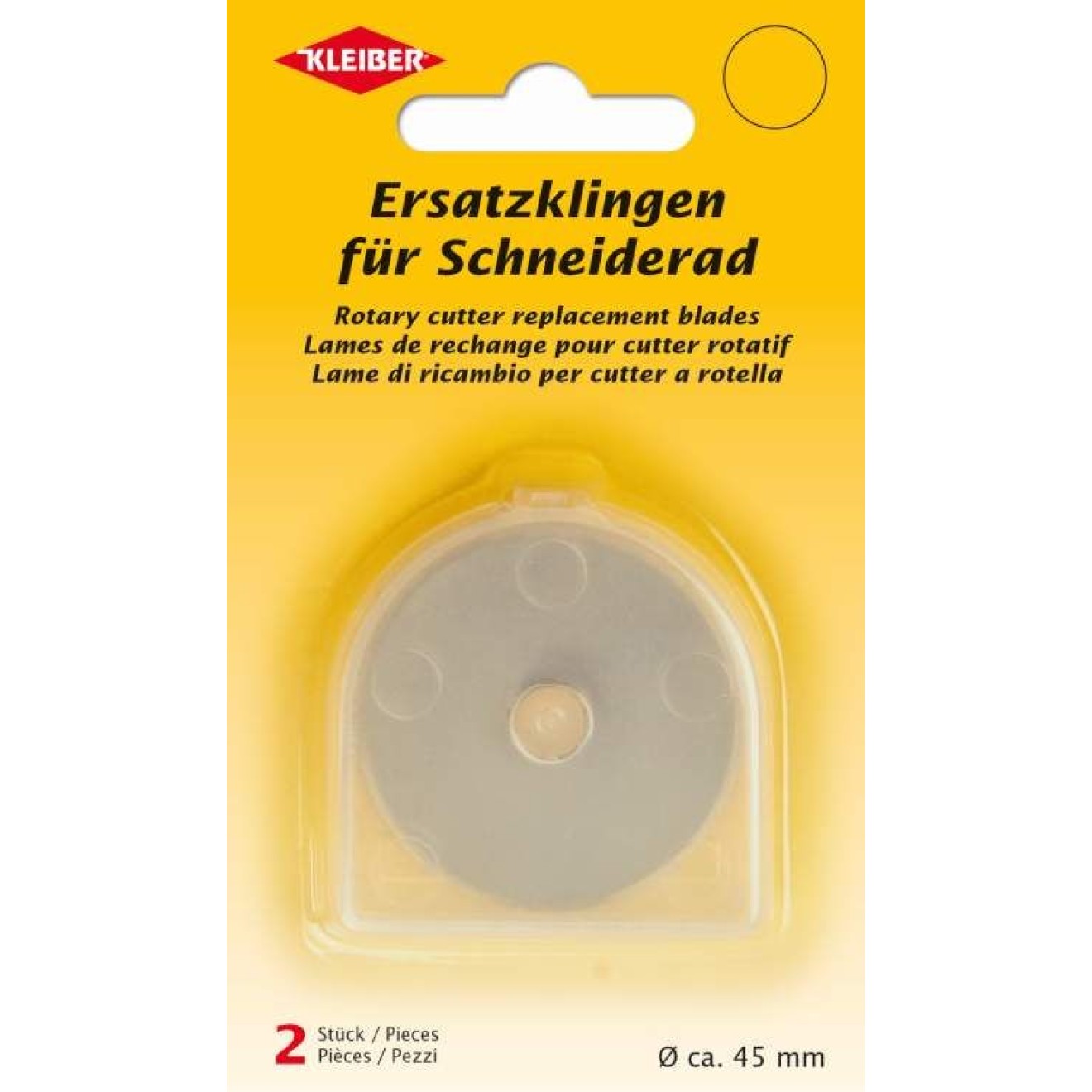 Ersatzklingen für Schneiderad ca. 45 mm