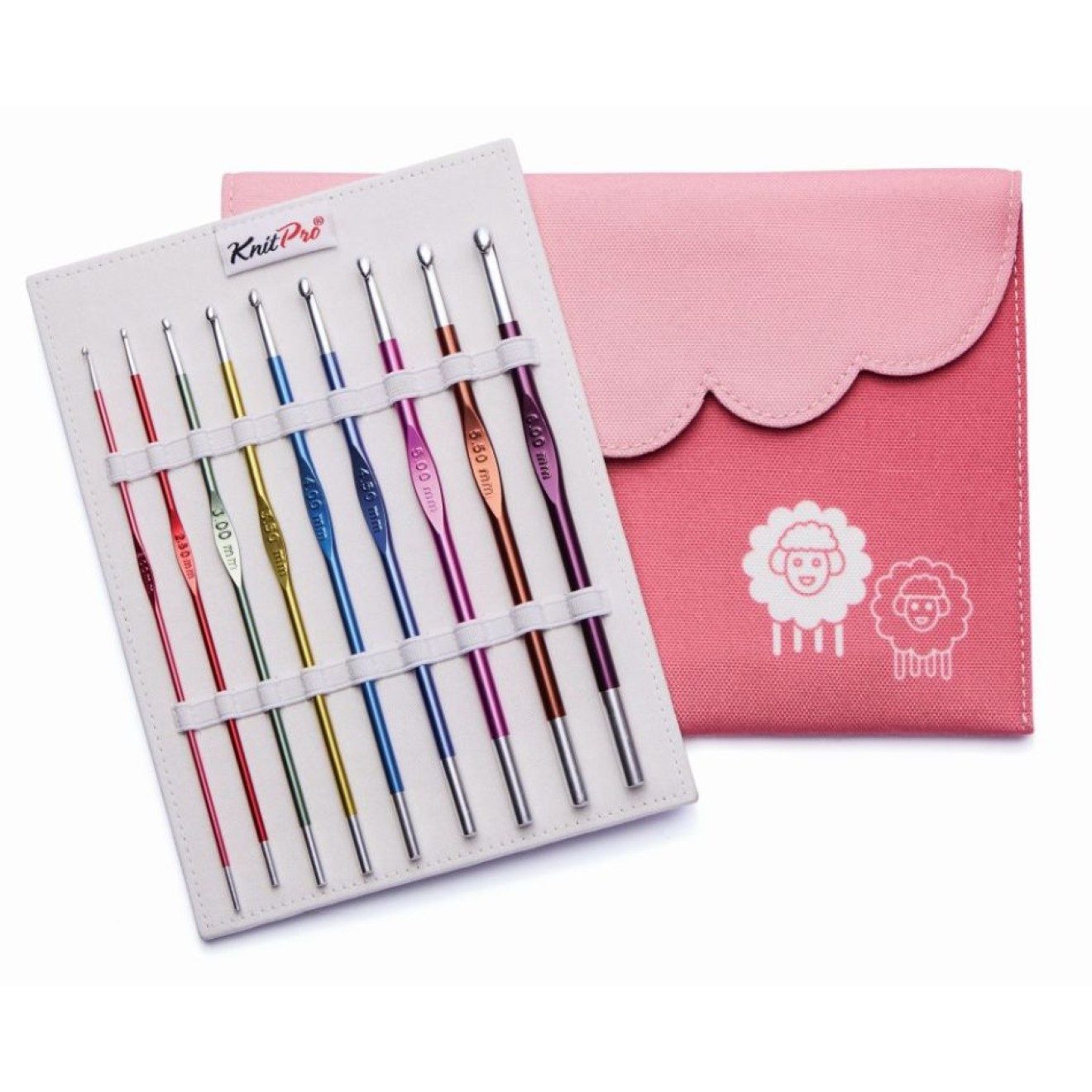 Nadelset Deluxe Häkelnadeln ZING Alu 2,0 2,5 3,0 3,5 4,0 4,5 5,0 5,5 6,0 mm