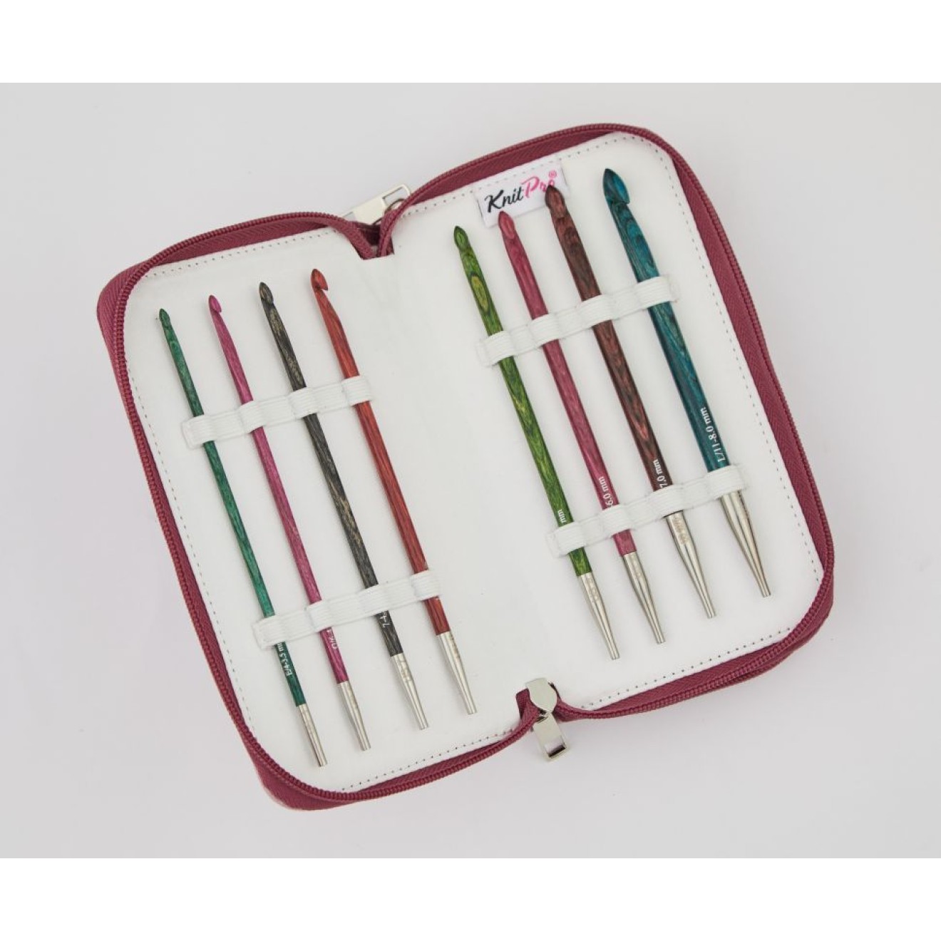 KnitPro Dreamz Deluxe afghanisches/tunesisches Häkelnadel-Set 3,5–8 mm