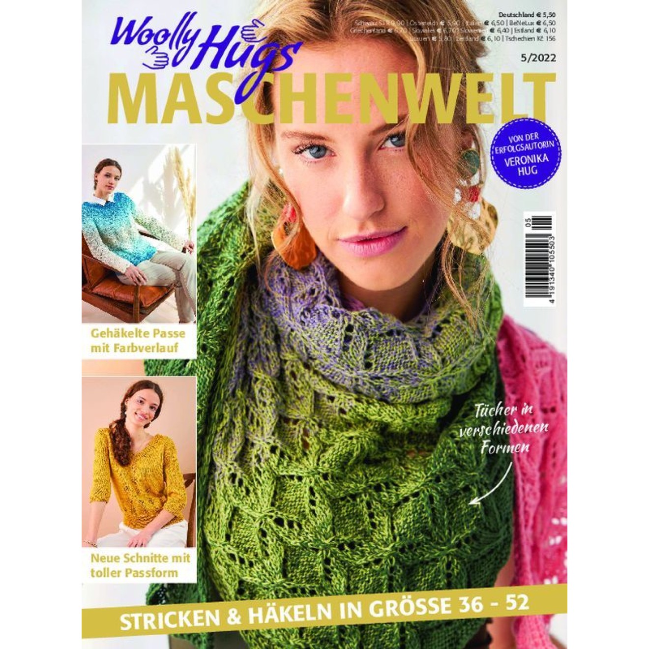 Pro Lana Strickheft - Woolly Hugs Maschenwelt 5/2022