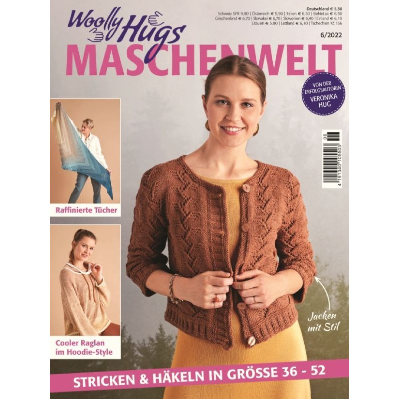 Pro Lana Strickheft - Woolly Hugs Maschenwelt 6/2022