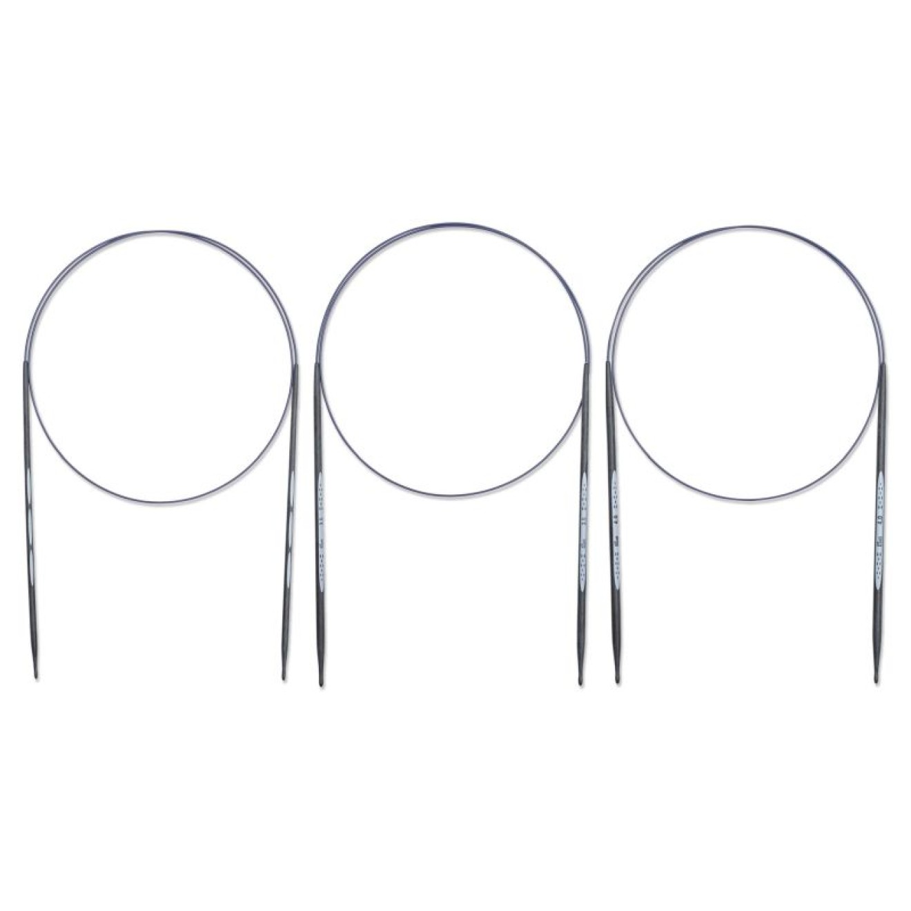 Rundstricknadel Ergonomics Carbon A&C Set 3,00-4,00 mm 80 cm