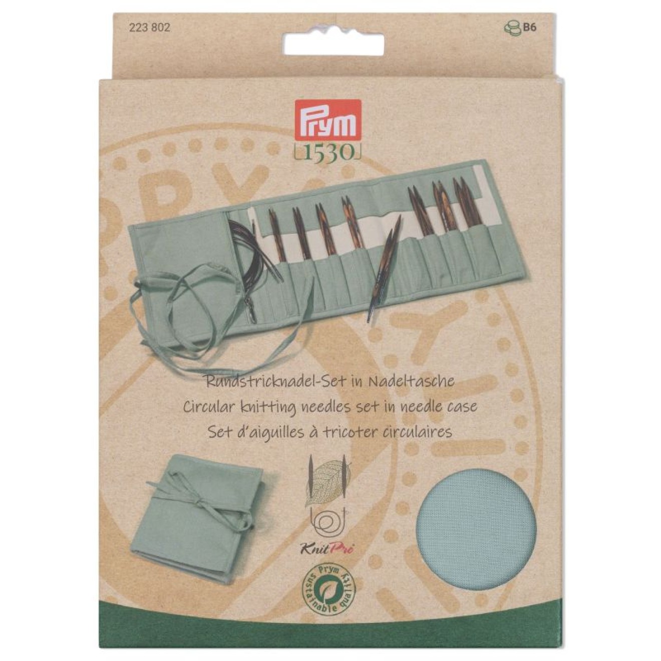 Rundstricknadel Natural Set 3,5-8 mm