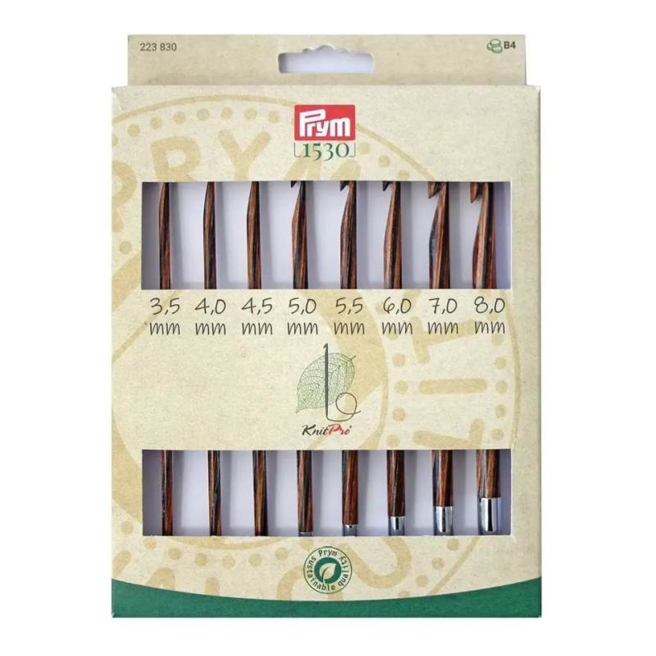 Prym Tunesische Häkelnadeln Set 3,5-8 mm