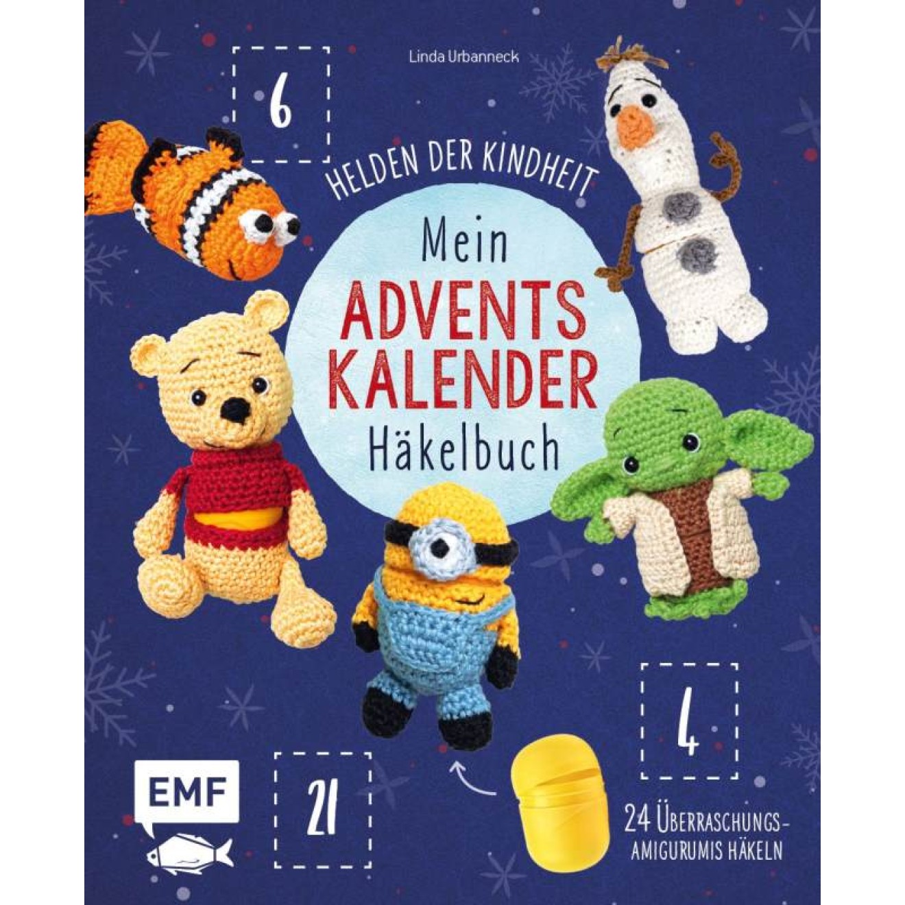 EMF Mein Adventskalender-Häkelbuch: Helden der Kindheit