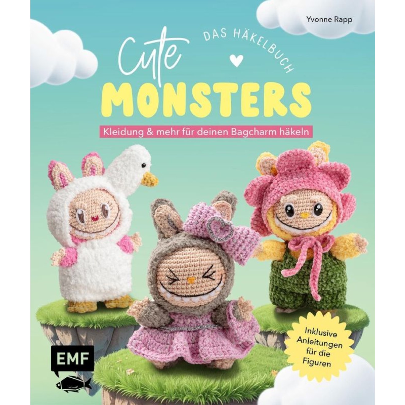 Cute Monsters – Das Häkelbuch für Labubu-Fans – inklusive Anleitungen für die Figuren!