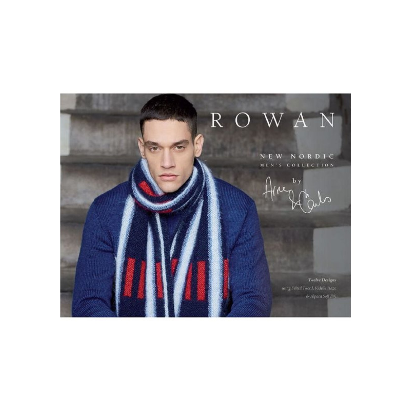 Rowan Broschüre New Nordic Men`s Collection (Alpaca Soft DK, Felted Tweed, Kidsilk Haze) 1 St
