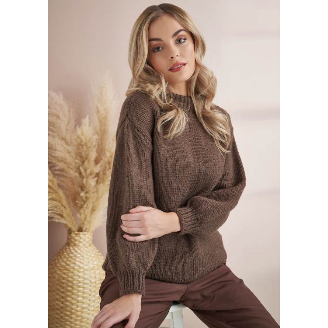 Rowan Mode at Rowan - Soft Bouclé and Merino Aria Collection dt/eng