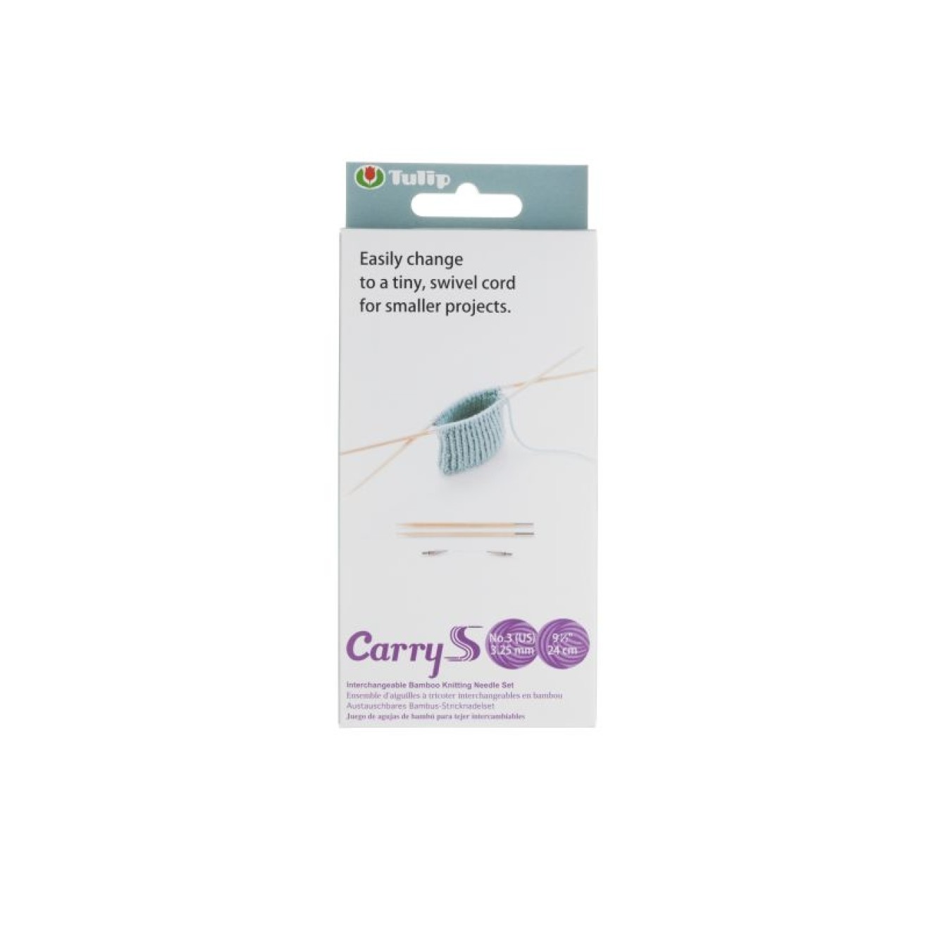 Tulip CarryS Austauschbares Bambus Nadelset 3.25 mm 9-teilig