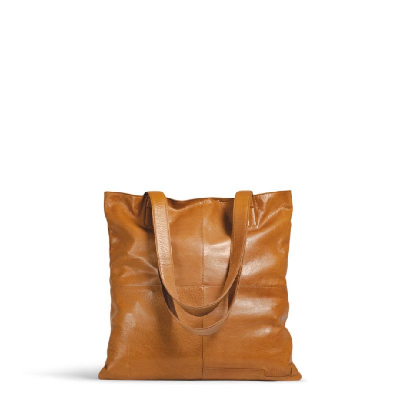 muud Projekttasche Show Echtleder- 39x35 cm Whisky