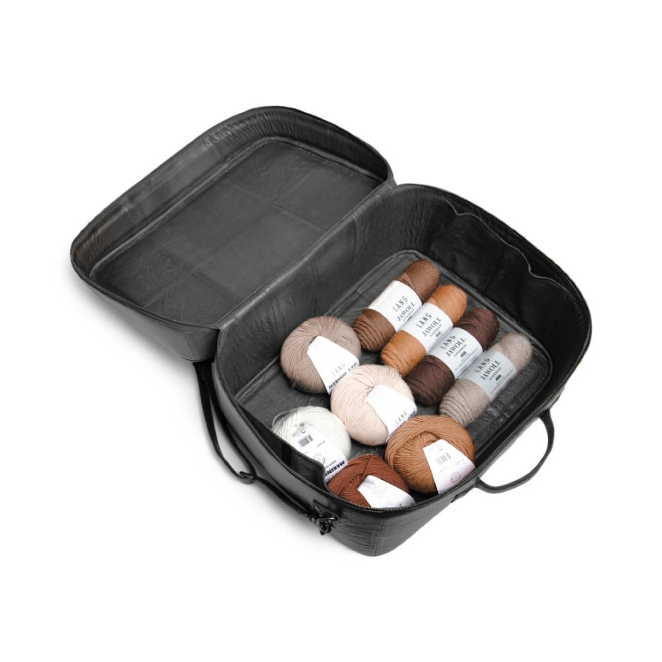 Mars Leder Hardcase Reisetasche 29x38x28 cm Black