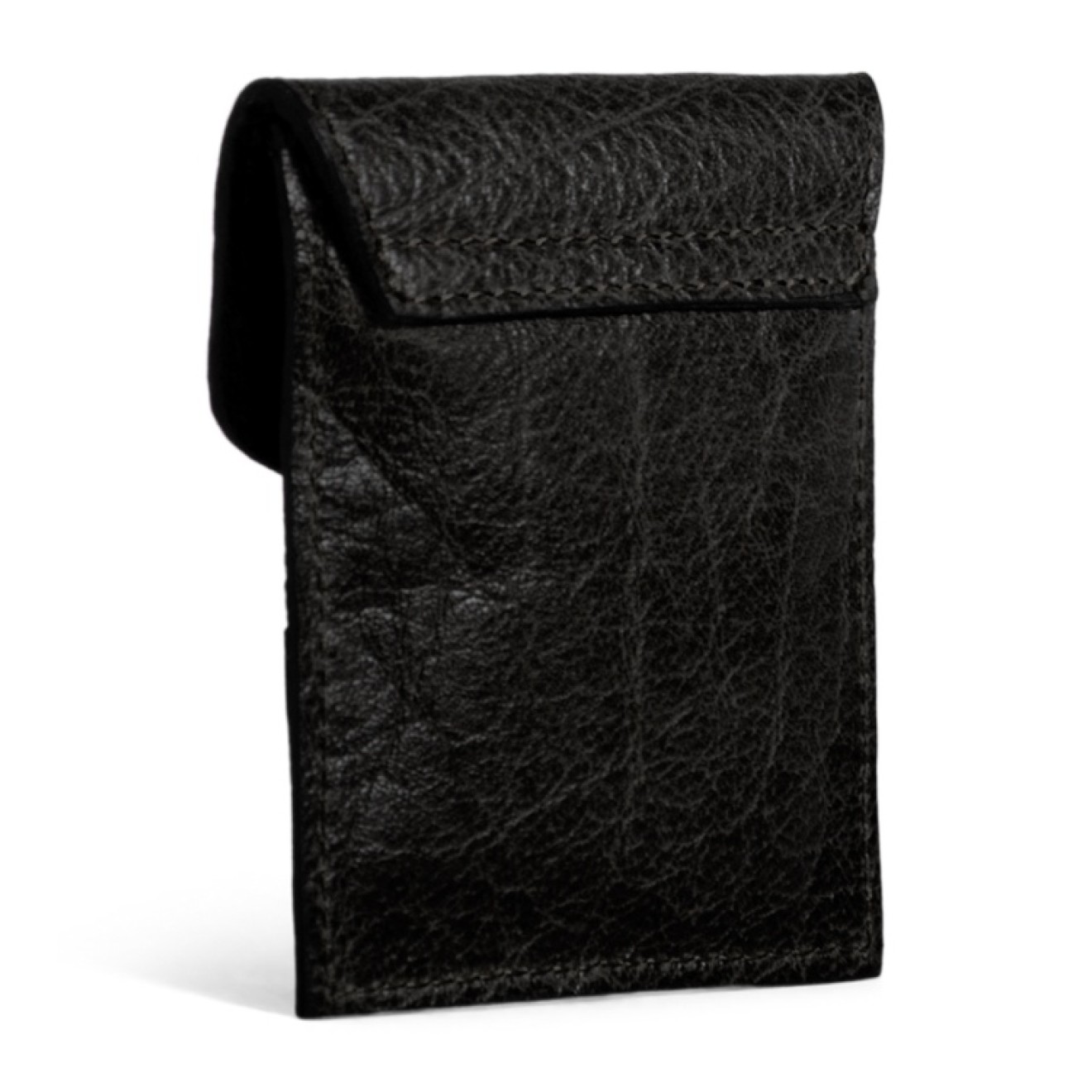 Echtlederetui Bergen 9,5x8 cm Black