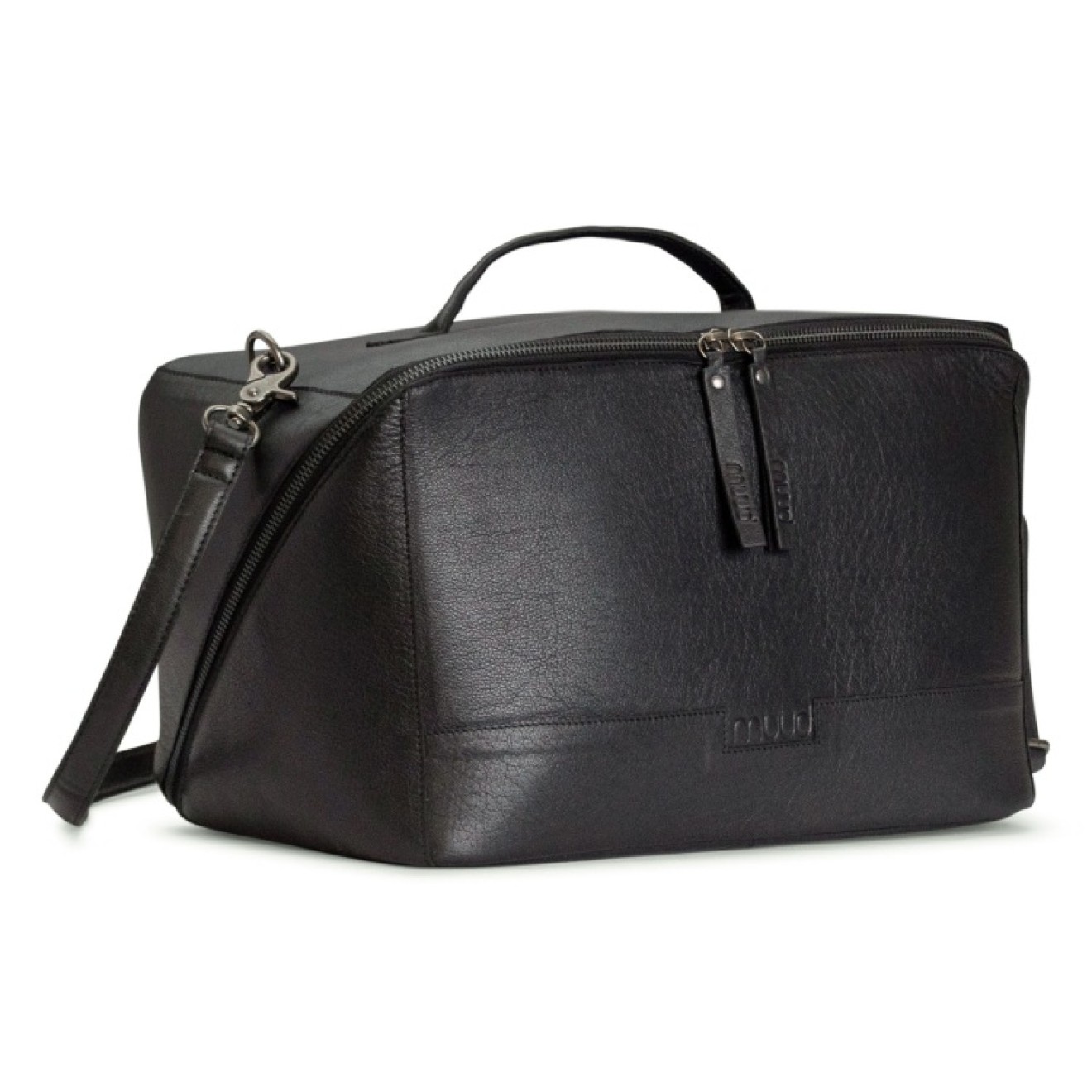 muud Cleo XL Projekttasche Leder Cleo XL 24x23 cm Black