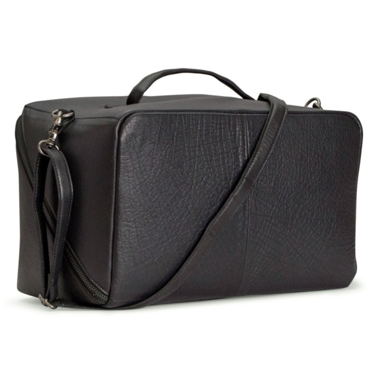 muud Cleo XL Projekttasche Leder Cleo XL 24x23 cm Black