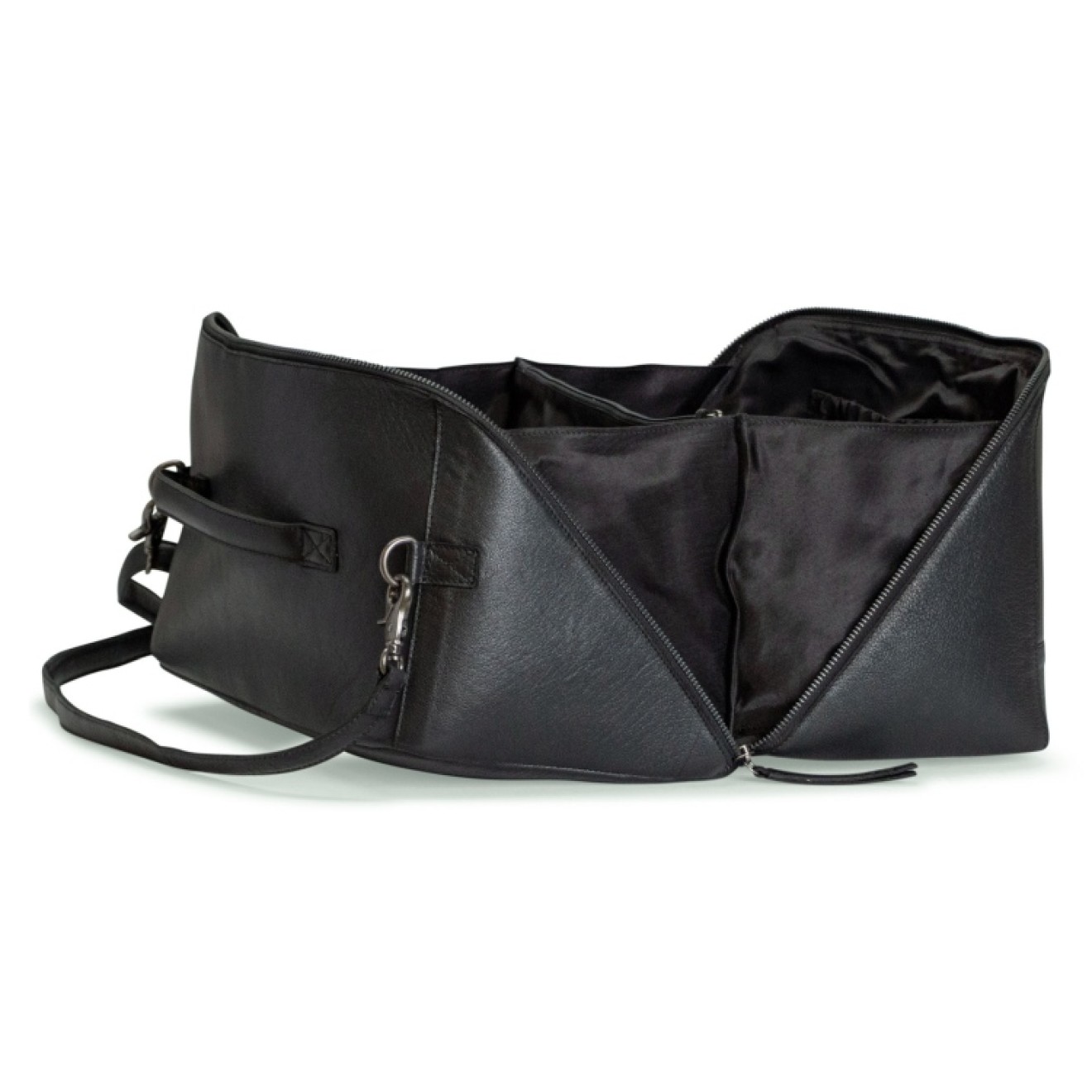 muud Cleo XL Projekttasche Leder Cleo XL 24x23 cm Black