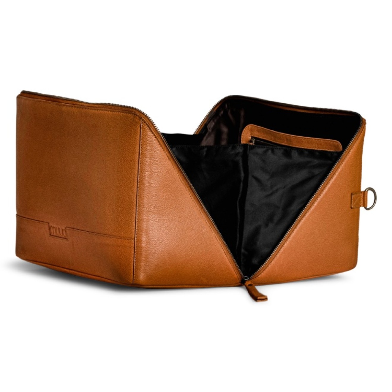 muud Cleo XL Projekttasche Leder Cleo XL 24x23 cm Whisky