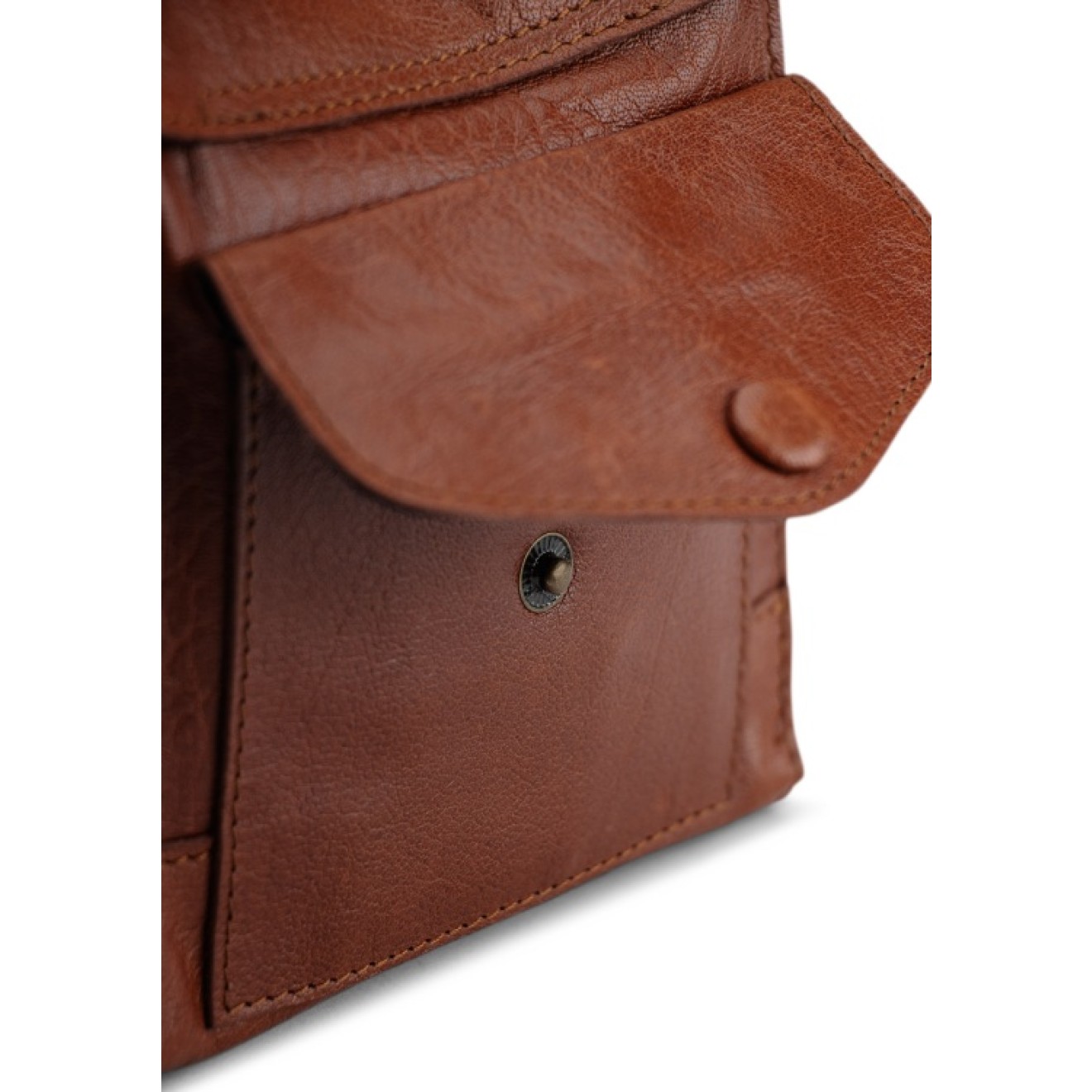 muud Leder-Etui Betina 18x13 cm Rich Brown