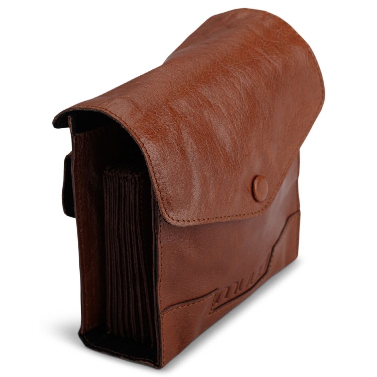 muud Leder-Etui Betina 18x13 cm Rich Brown