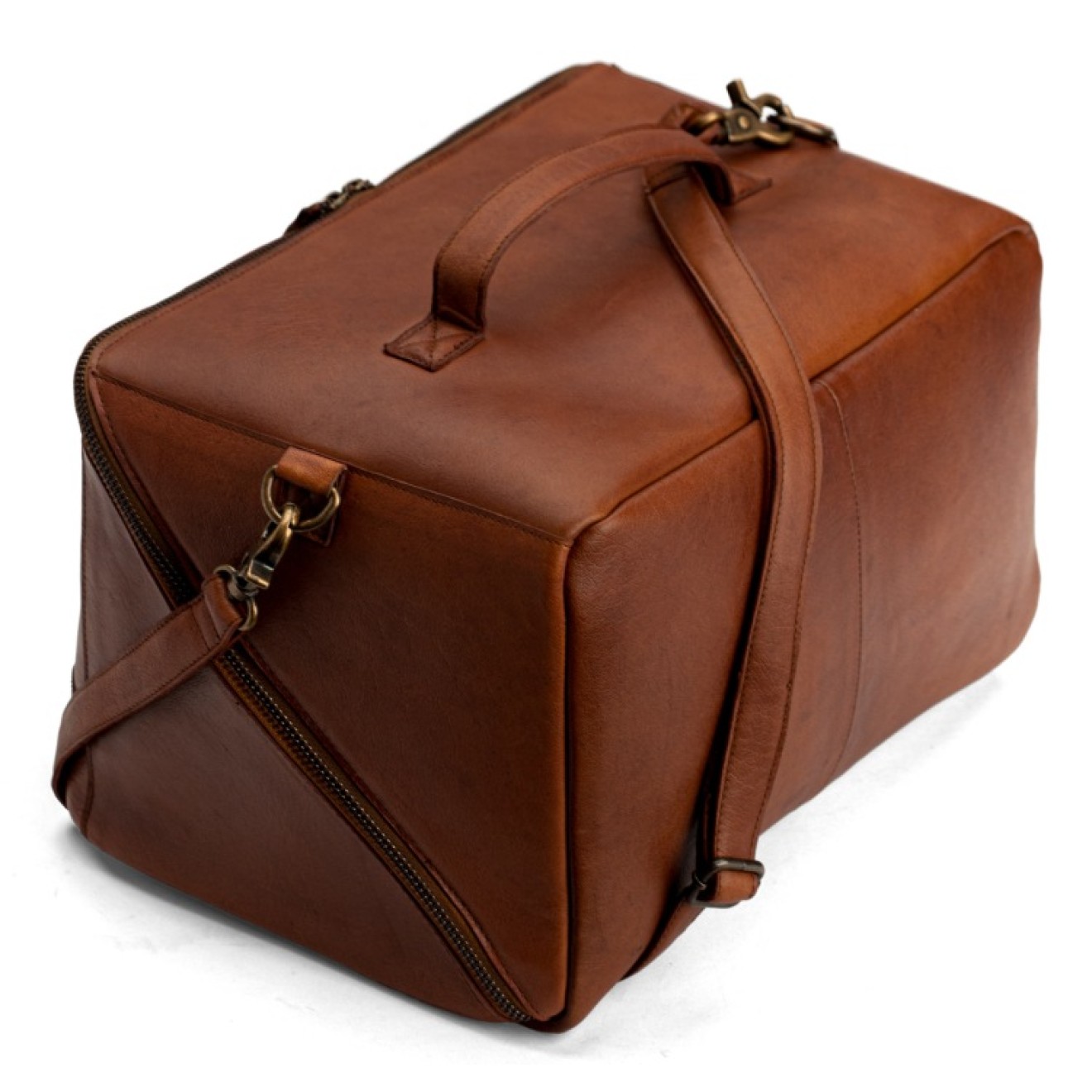 muud Cleo XL Projekttasche Leder Cleo XL 24x23 cm Rich Brown