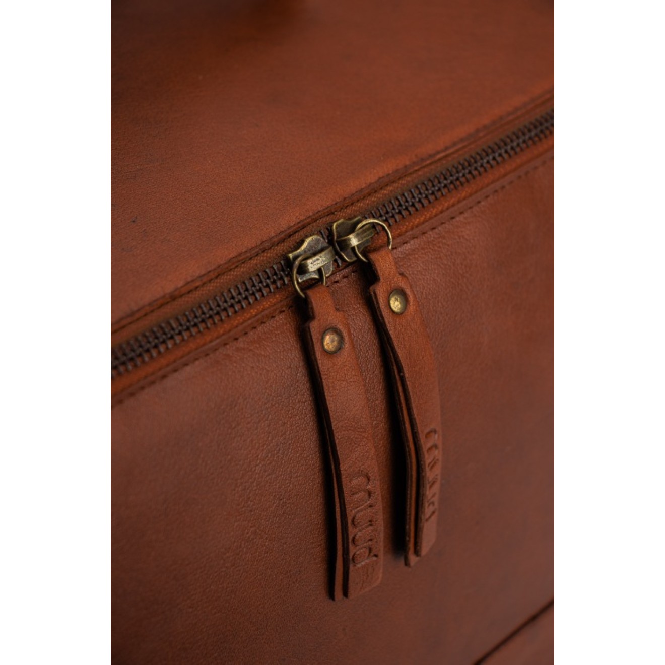muud Cleo XL Projekttasche Leder Cleo XL 24x23 cm Rich Brown