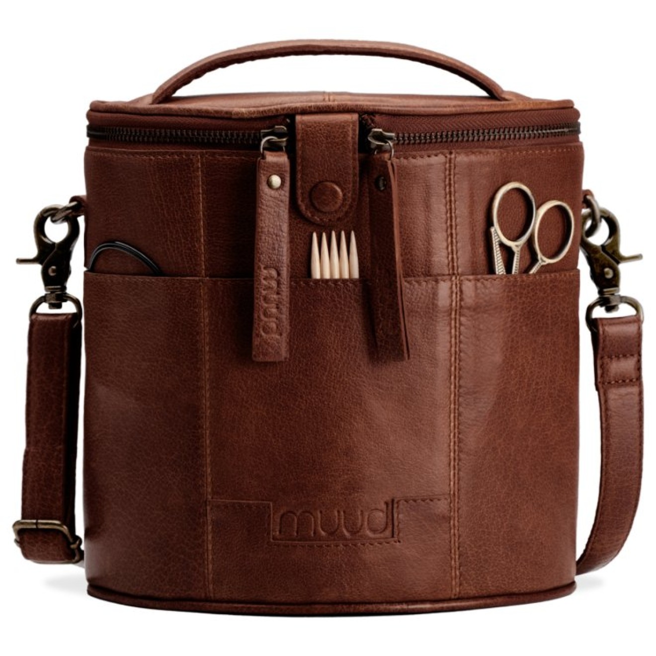 muud Projekttasche Grace Grace 20x16 cm Rich Brown