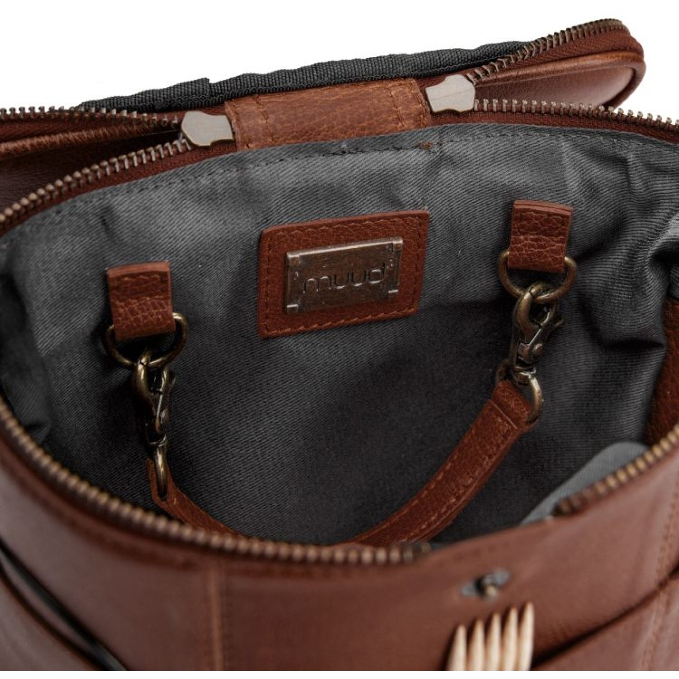 muud Projekttasche Grace Grace 20x16 cm Rich Brown