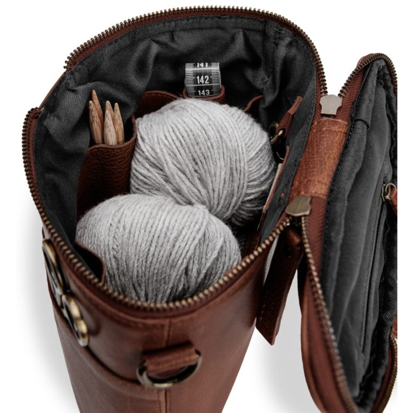 muud Projekttasche Grace Grace 20x16 cm Rich Brown