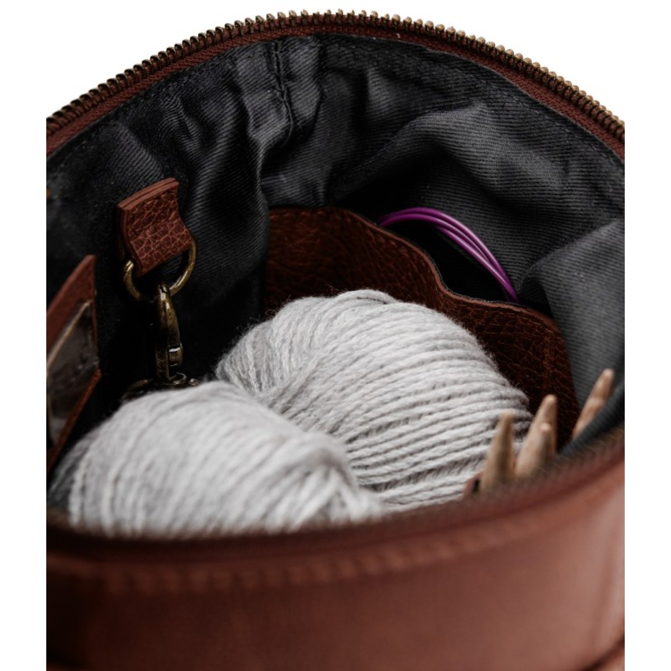 muud Projekttasche Grace Grace 20x16 cm Rich Brown