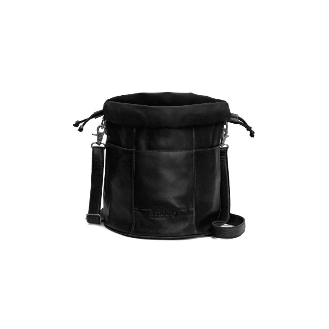 muud Leder-Projekttasche Ingrid 17x24 cm black