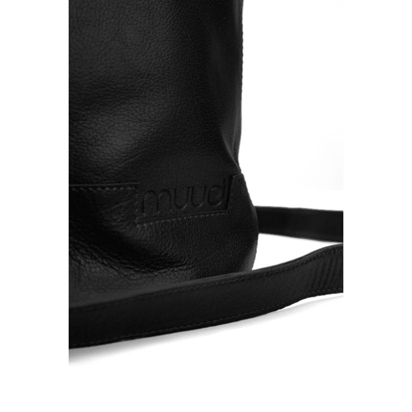 muud Leder-Projekttasche Ingrid 17x24 cm black
