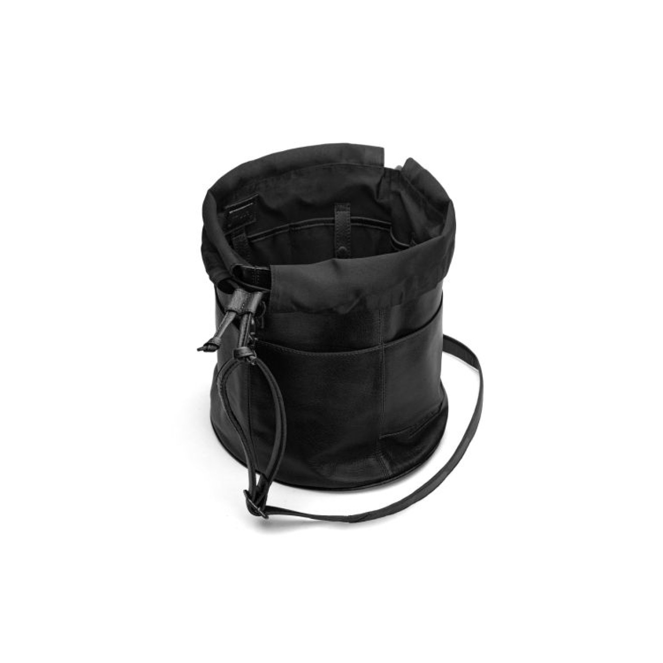 muud Leder-Projekttasche Ingrid 17x24 cm black