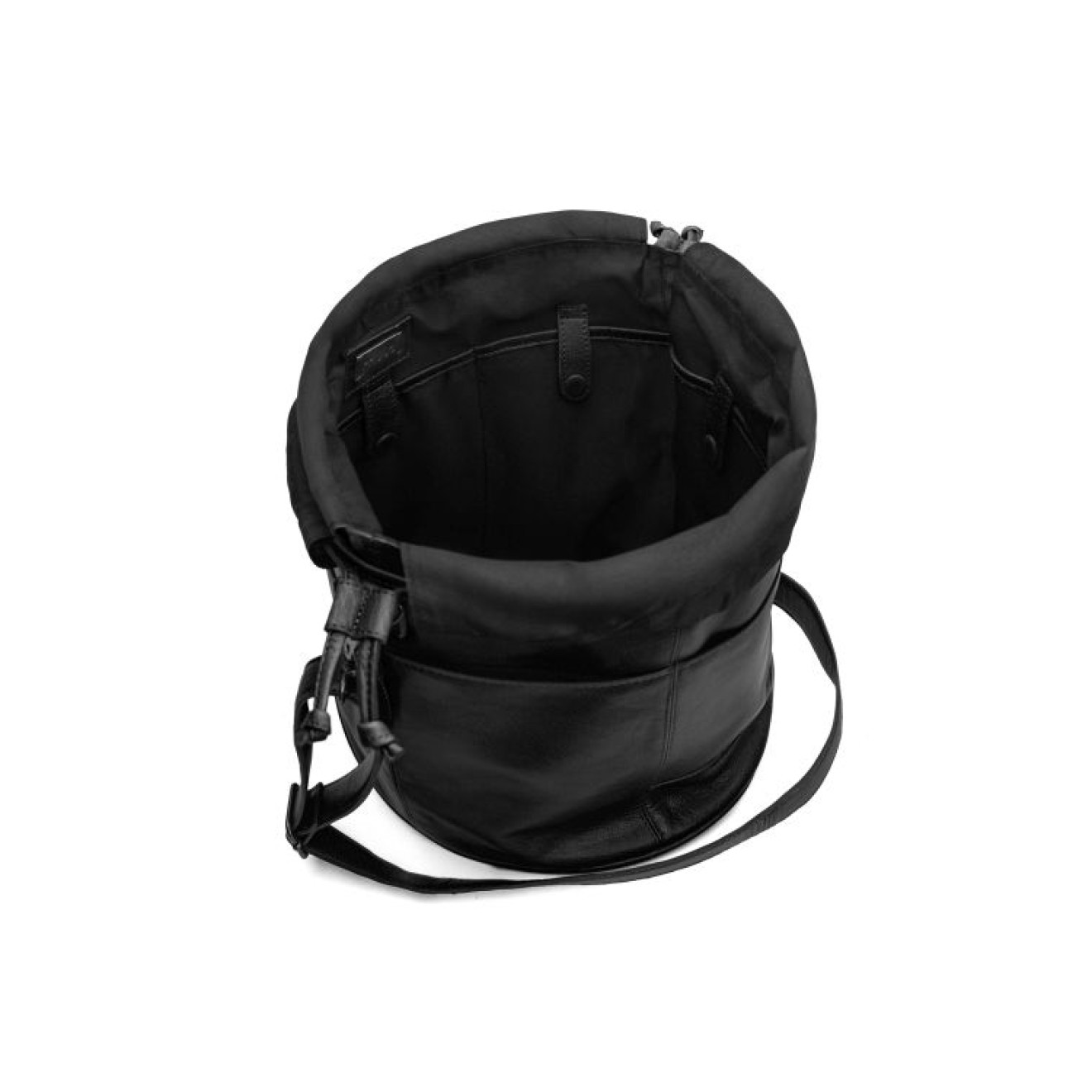 muud Leder-Projekttasche Ingrid 17x24 cm black