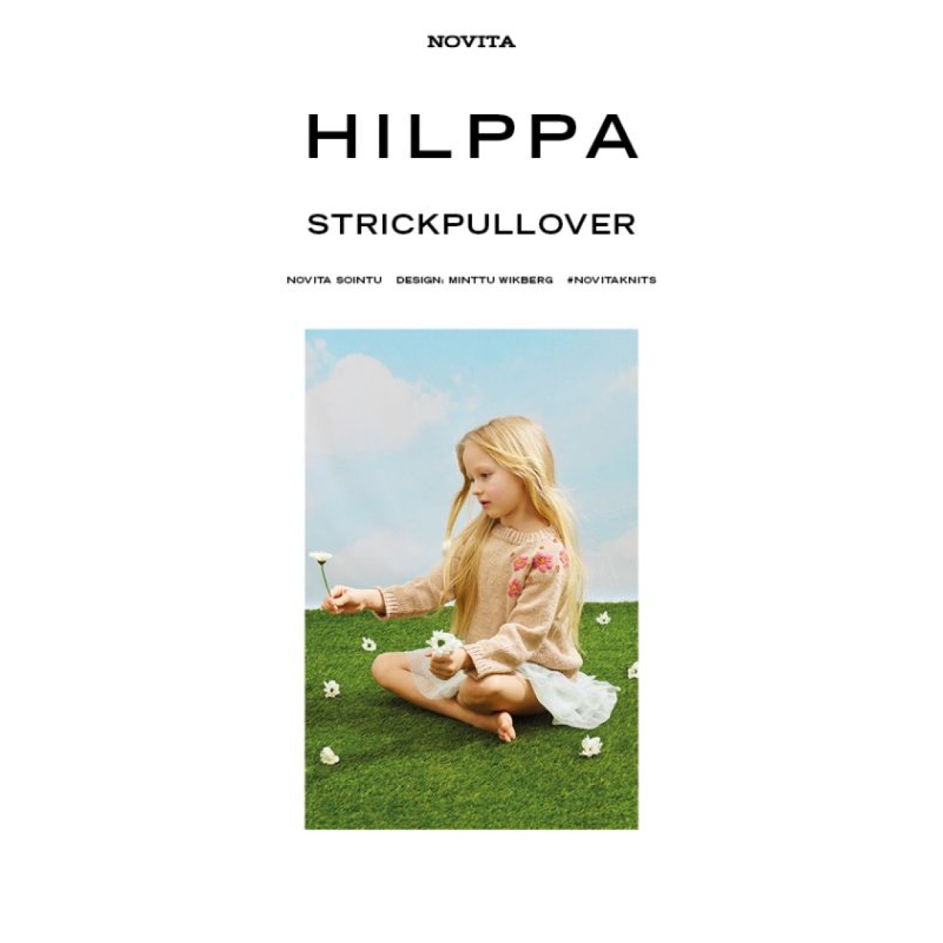 Einzelanleitung Hilppa Strickpullover - deutsch 1 St.