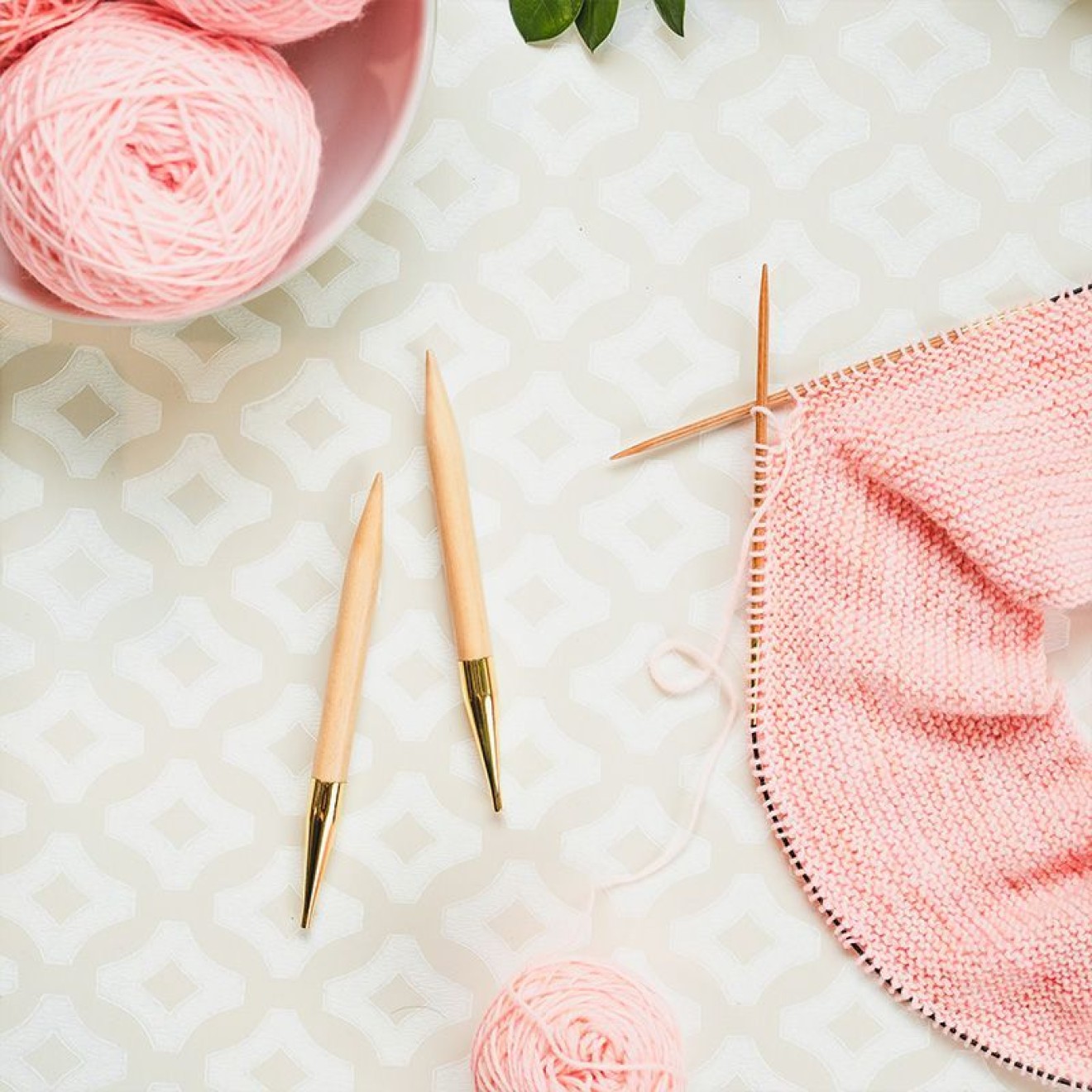 KnitPro Basix Birch Rundstricknadeln