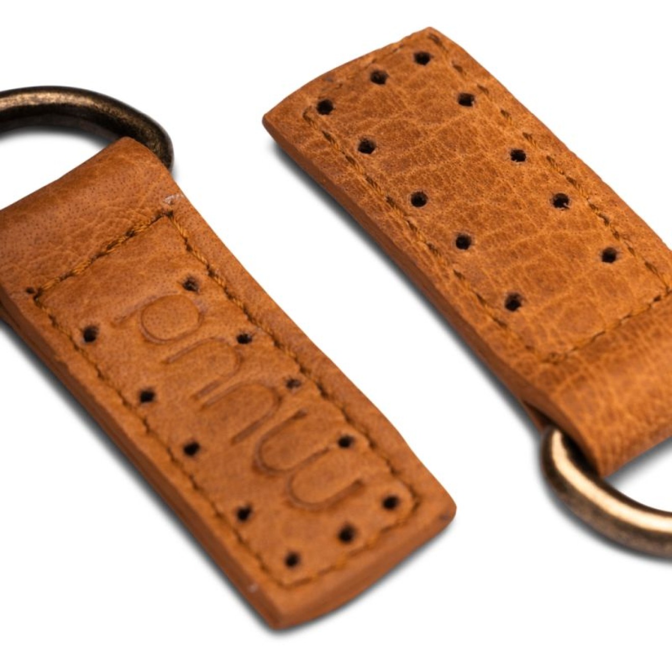 muud Caisa Lederband mit Metallring