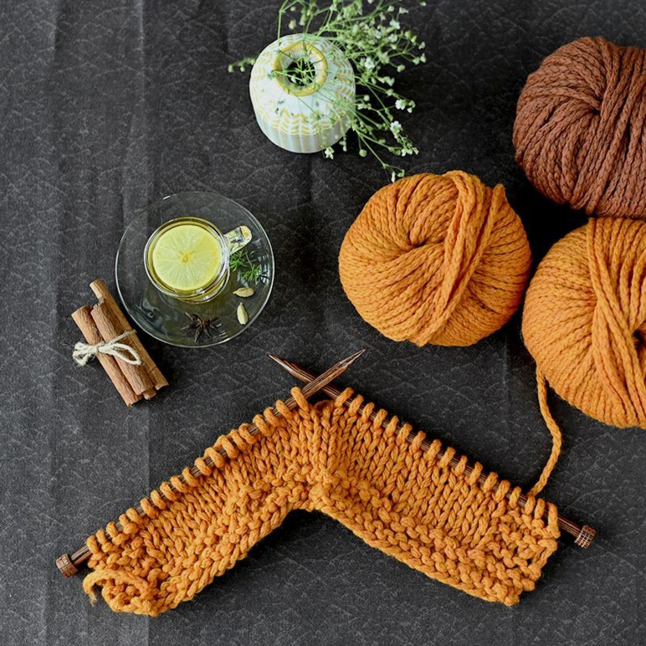 Jackenstricknadeln Ginger